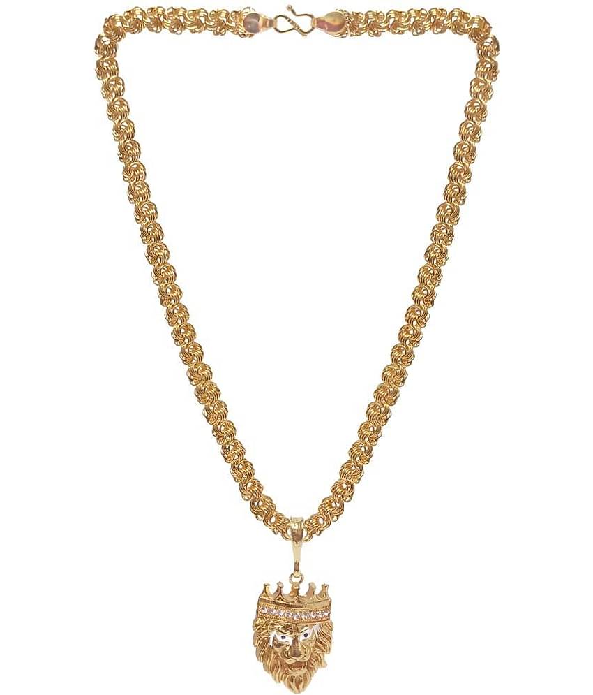 JIPPA - Golden Pendant set ( Pack of 1 )