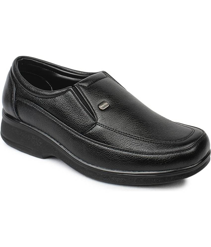 Action - Black Men's Slip On Formal Shoes