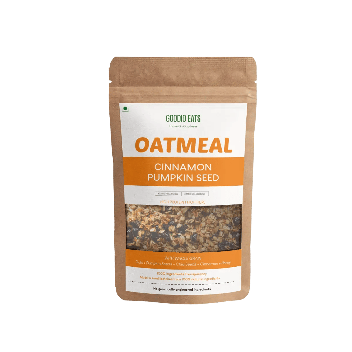 Cinnamon Pumpkin Seed Oatmeal