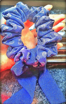 3-Pack Soft Cotton Scrunchies | Anti-Breakage Hair Ties
