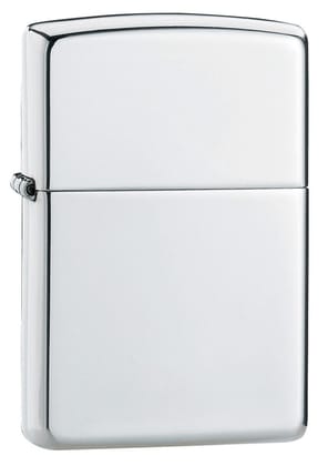 Zippo Armor High Polish Sterling Silver Windproof Pocket Lighter