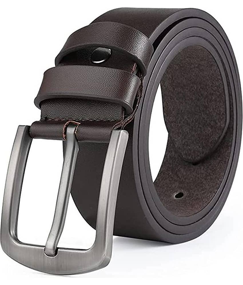 Elite Crafts - Brown 100% Leather Men's Formal Belt ( Pack of 1 )