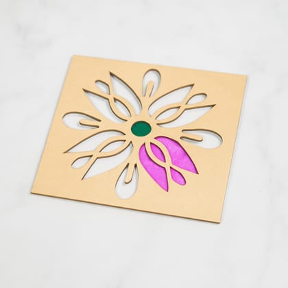 The Mohraj DIY Designer Rangoli Kit with 2 Stencils and 3 Vibrant Colors The Mohraj DIY Designer Rangoli Kit with 2 Stencils and 3 Vibrant Colors