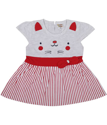 NammaBaby Pack of 1 Baby Girls Cotton Blend Frock ( Red )