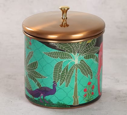 Tropical Paradise Storage Jar