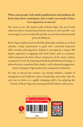 7 Lessons of Karm Yoga : Mindset Management for Work–Life Success 7 Lessons of Karm Yoga : Mindset Management for Work–Life Success