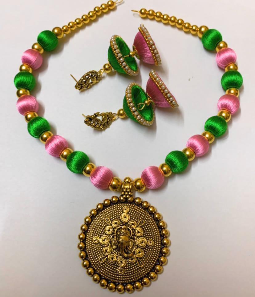 Radiant Bloom Multicolor Jewellery Set