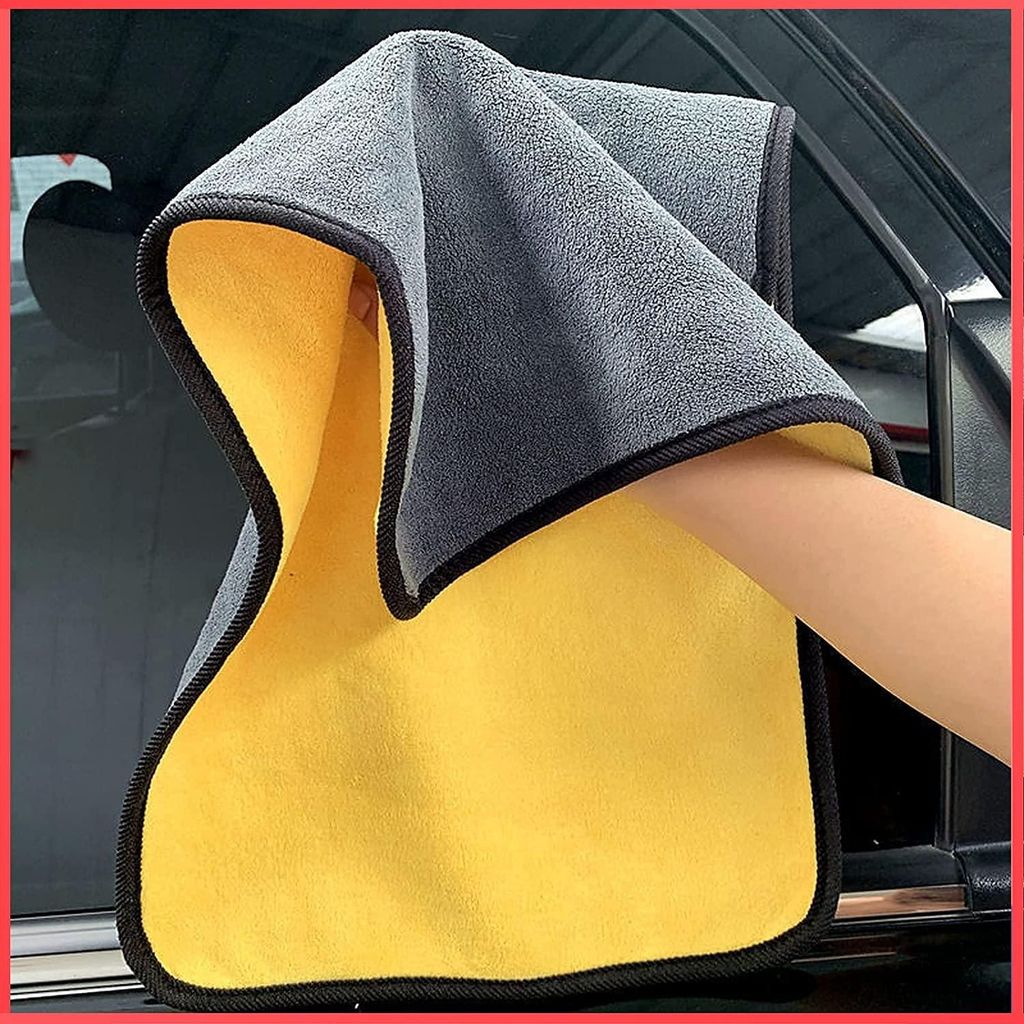 Premium Microfiber Car Detailing Towel - Dual-Sided & Super Absorbent