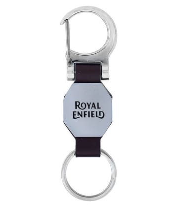 Dzine Trendz Stainless steel and leather, Royal Enfield Key ring key chain bike Accessory latest Stylish Men