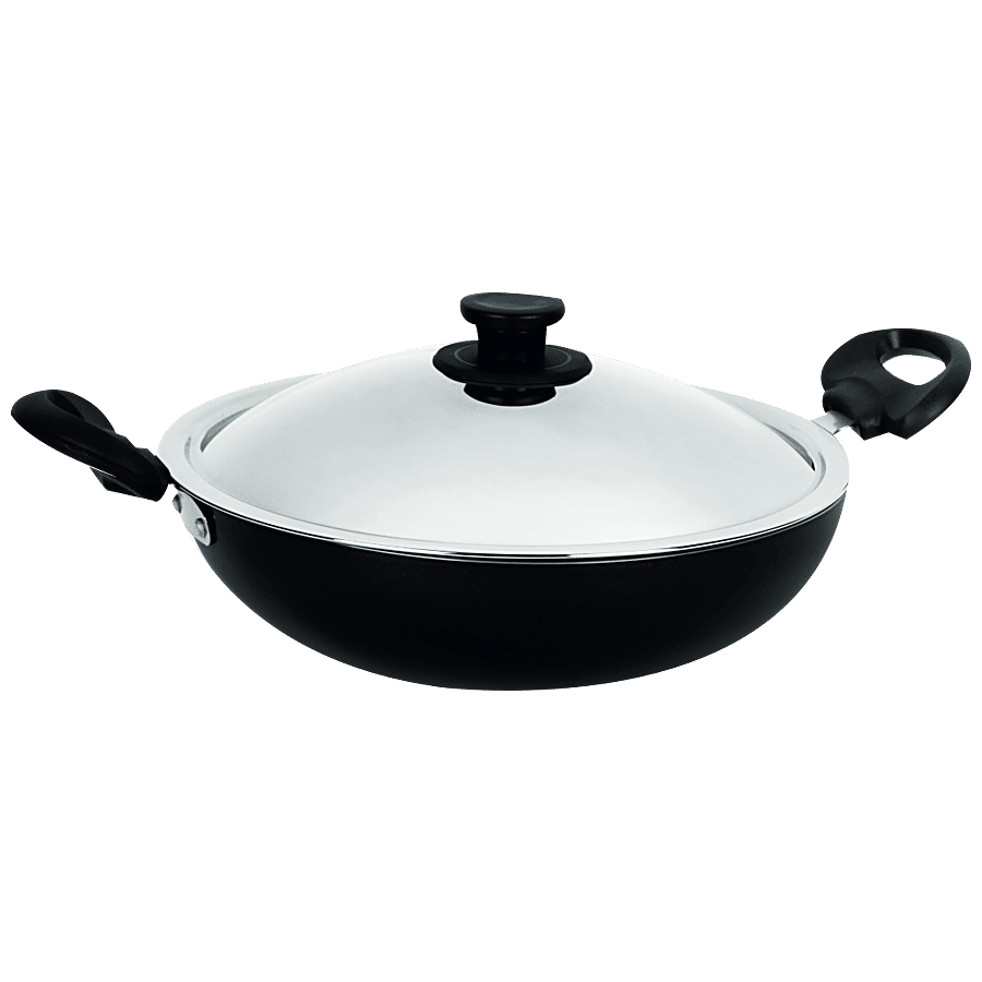 Pigeon Cookware with stainless steel lid and stay-cool handle
