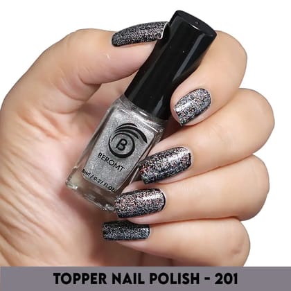 TOPPER NAIL POLISH-Silver