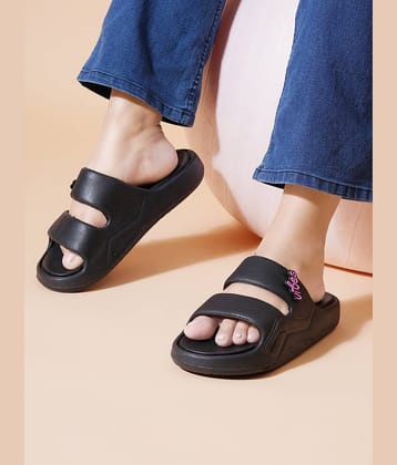 PLANET WALK Black Women's Flip Flop