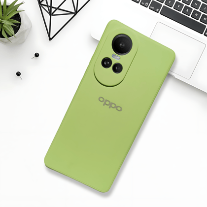 Light Green Candy Silicone Case for Oppo Reno 10