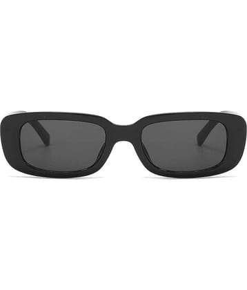 Kanny Devis - Black Rectangular Sunglasses ( Pack of 1 )