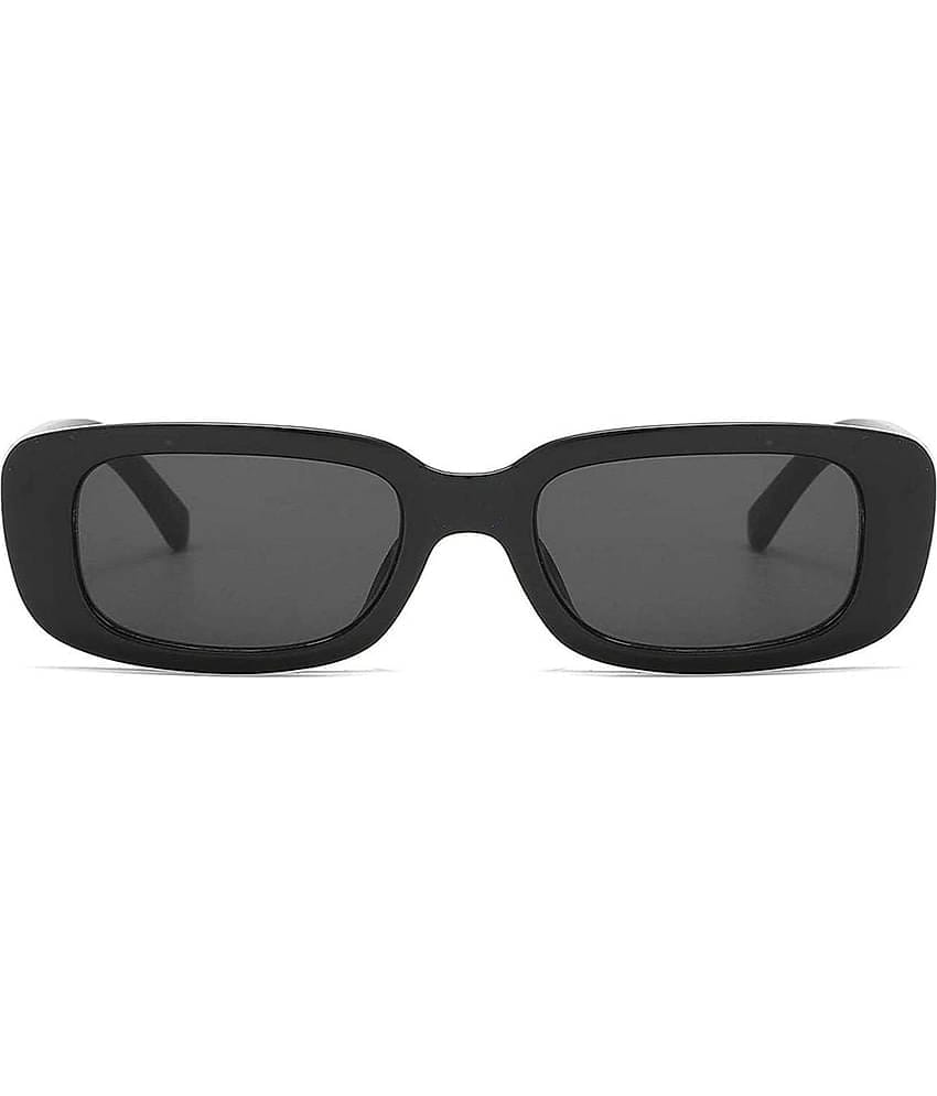 Kanny Devis - Black Rectangular Sunglasses ( Pack of 1 )