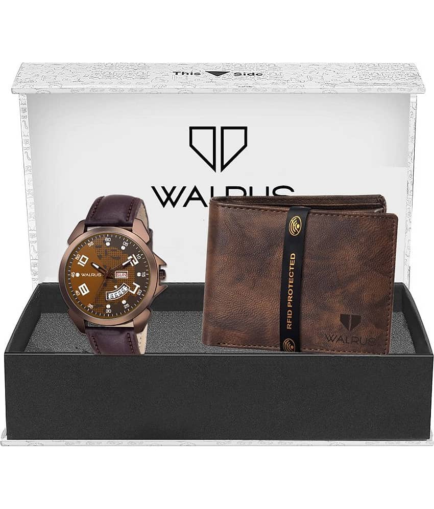 Walrus WWWC-COMBO72 Leather Analog Men's Watch
