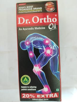 Dr. ortho An ayurvedic medicine oil Helpful in relieving Painful conditions 