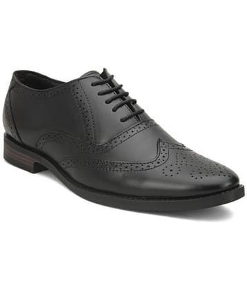 Fashion Victim - Black Men's Brogue Formal Shoes - None