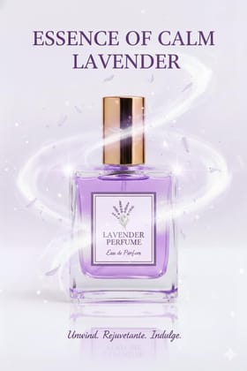 LinBerlin Lavine Perfume, Unisex, Liquid, 50ML, Lavender Scent, Oud Attar Based, Gift Pack