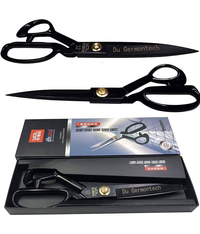 YDL 10'' Inches Steal Tailor Cloth Cutting Scissors Paper Textile Sewing Machine Multi Purpose Cutting Scissors