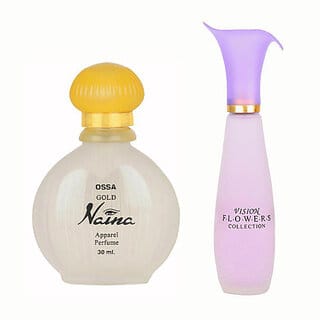 OSSA Vision Flowers EDP 35ml And Gold Naina EDP 30ml (Pack of 2) Long Lasting Perfume - 65 ml(For Men & Women)