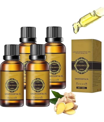 Oilanic Fat Loss Oil Ginger Weight Loss Oil Shaping & Firming Oil 30 mL Pack of 4