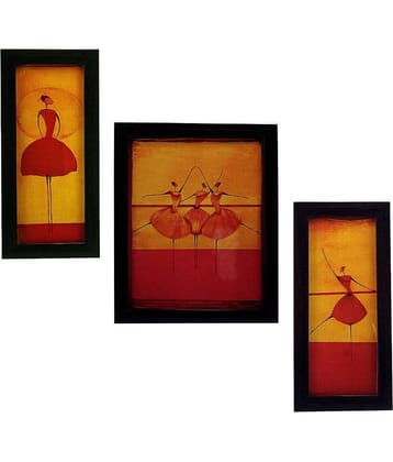 Indianara Synthetic Painting With Frame