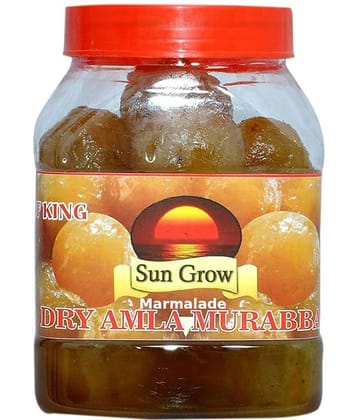 Sun Grow Home Made Marmalade Dry Amla Murabba (Ingredient: Fenugreek Muskmelon Seeds Cardamom/Elichie) Pickle 1 kg