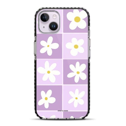 Blooming Squares iPhone 14 Plus Stride Phone Case-Stride