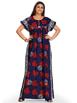 Fabimi Women Sixty Length Soft Cotton Nighty