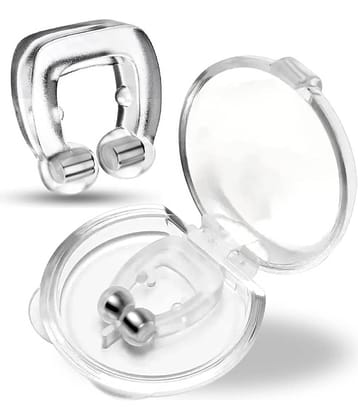 Anti Snoring Devices for Men and Women (Pack of 1) Soft Silicon Nose Clip | Unisex Magnetic Snoring Stopper Anti Snore Free Sleep