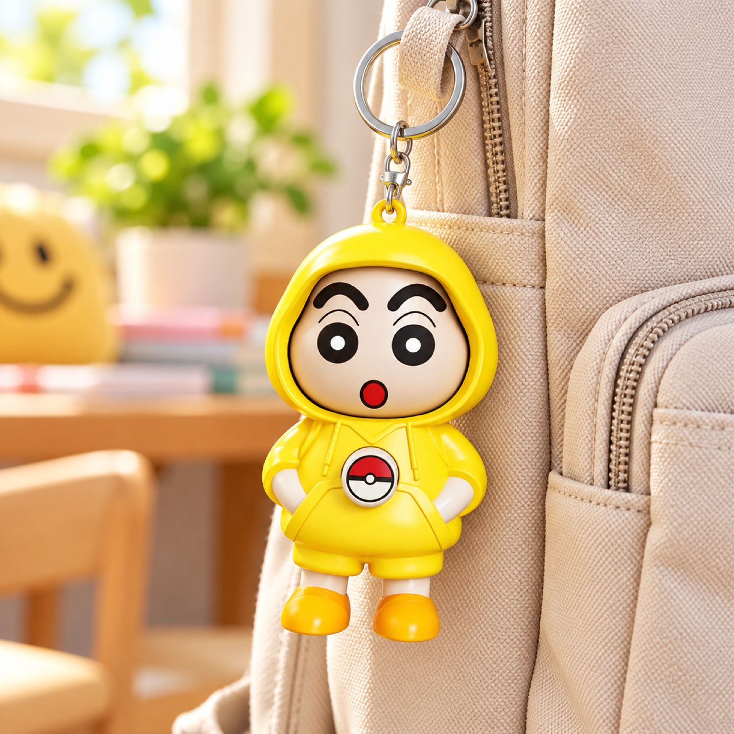 Face Changing Keychain – 3 Expressions, Durable & Fun Gift