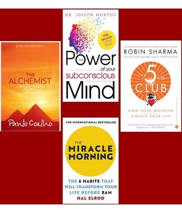 The Alchemist + 5 Am Club + The Miracle Morning + The Power of your subconscious mind