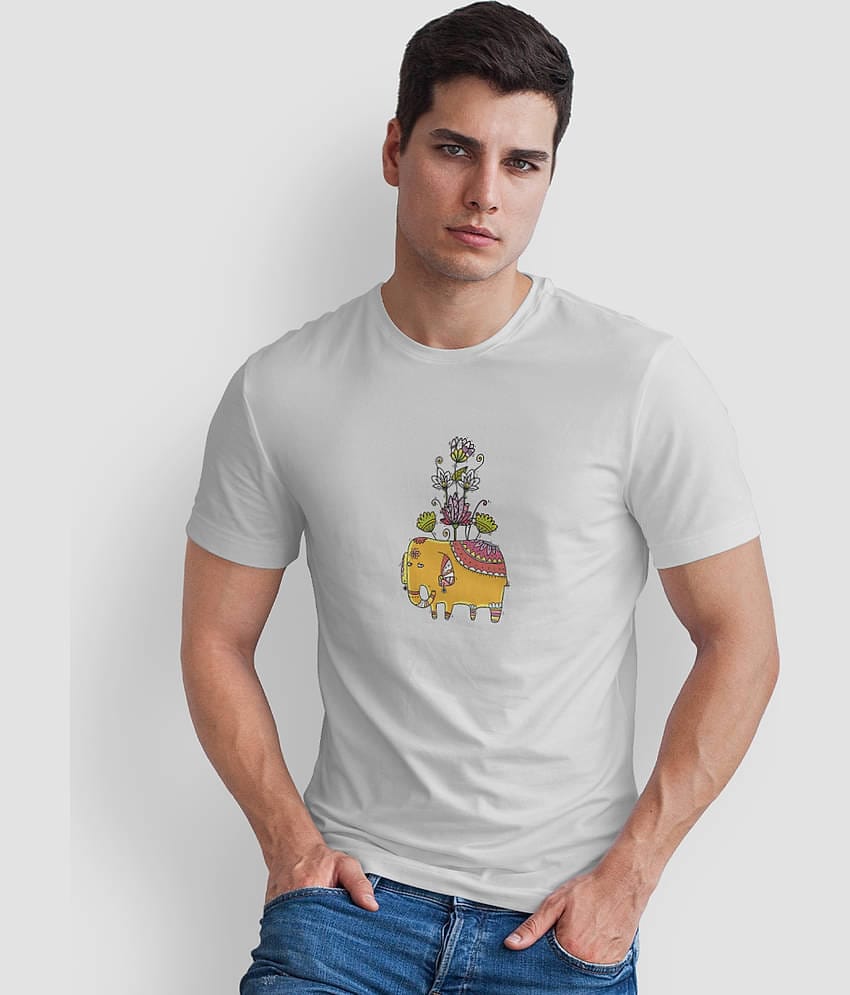 The Twenty Eight Pack of 1 Cotton Regular Fit Men's T-Shirt ( White )