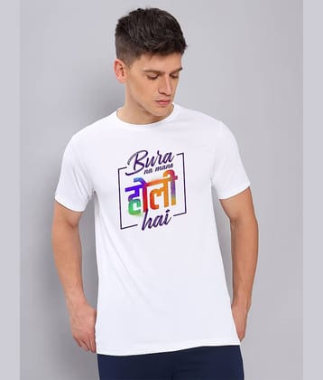 GET GOLF Pack of 1 Cotton Blend Regular Fit Men's T-Shirt ( White )