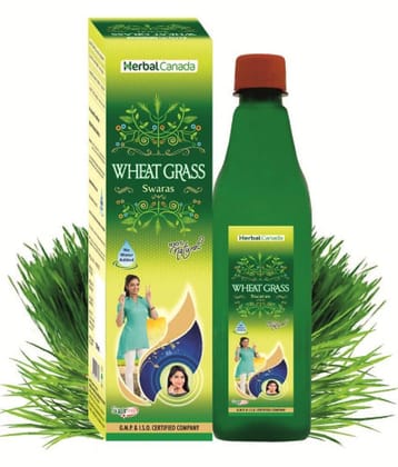 Herbal Canada WHEAT GRASS JUICE 500 ML (PACK OF 2)