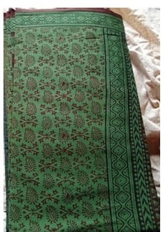 Cotton Bagh Print Saree 03