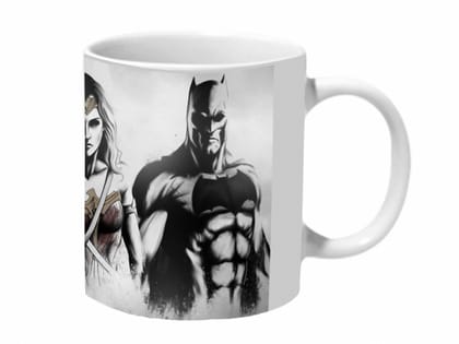 Multicolor Batmanv Superman Dawn Of Justice Batman Superman Wonder Woman (Fan Art) Ceramic Mug