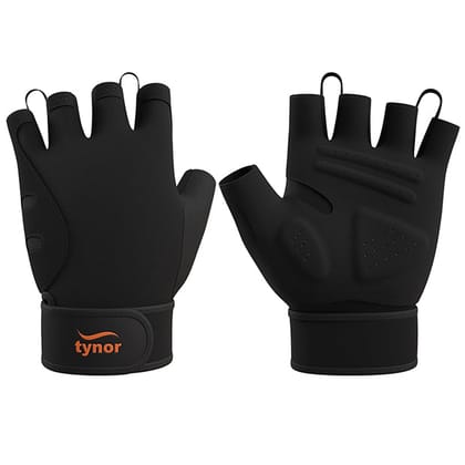 Tynor Tynogrip Training Gloves with support-Black / Small