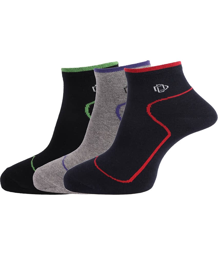 Dollar Socks Cotton Ankle Length Socks Pack of 3