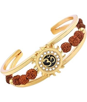 Plated Rudraksha OM Bracelet For Men’s