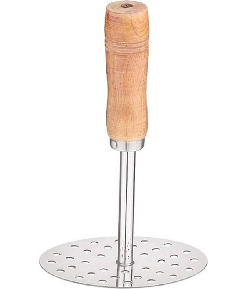 Dynore - Silver Stainless Steel Potato Masher ( Pack of 1 )
