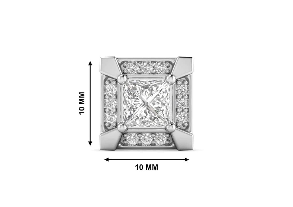 Valiant Princess Solitaire Stud For Him (1 Pc Only)