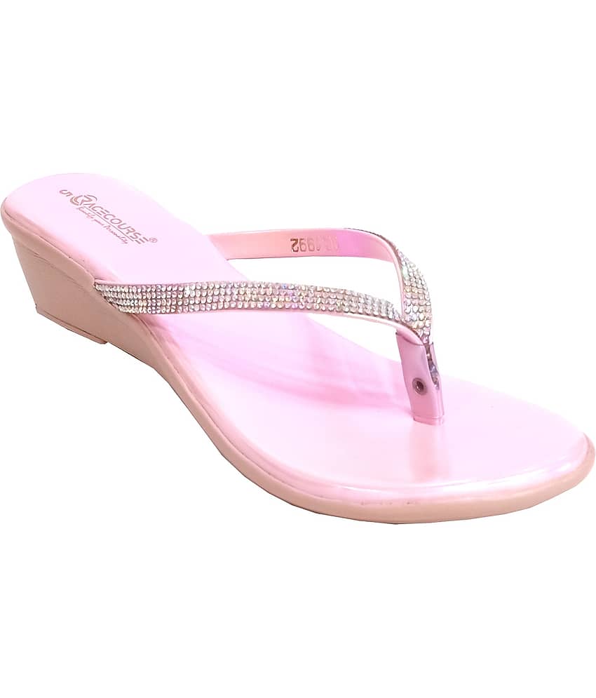 Racecourse - Pink Women's Slip On Heels