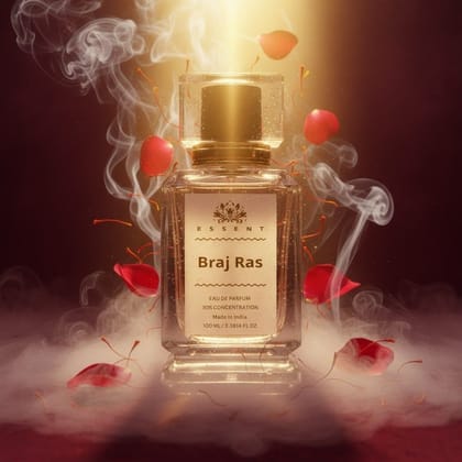 Essent Perfumes Braj Ras Eau de Parfum (EDP) – Floral Sweet Long Lasting Perfume – Unisex Fragrance – Daily Wear Scent