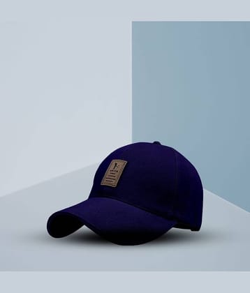 Bolax Pack of 1 cotton Men's Cap ( Navy )