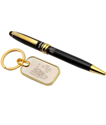 Srpc Jai Shree Ram Ayodhya Ram Temple Mandir Keychain & Ball Pen  (Blue Refill)