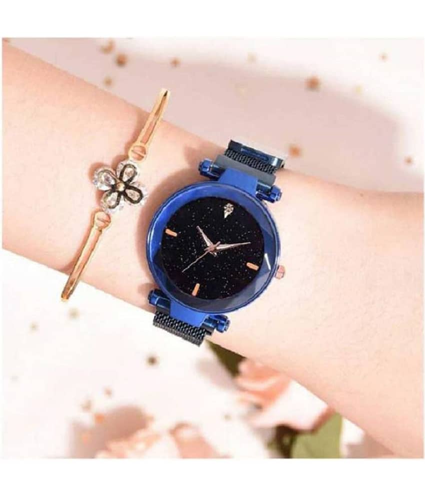 Cosmic - Blue Metal Analog Womens Watch