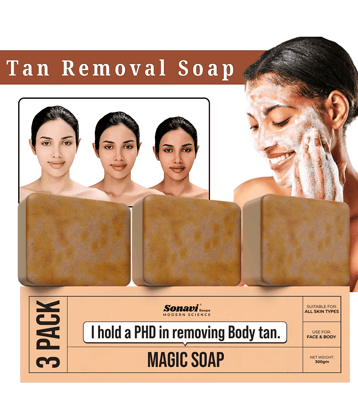 Sonavi Skin Whitening GHARSOAP Soap for All Skin Type ( Pack of 3 )