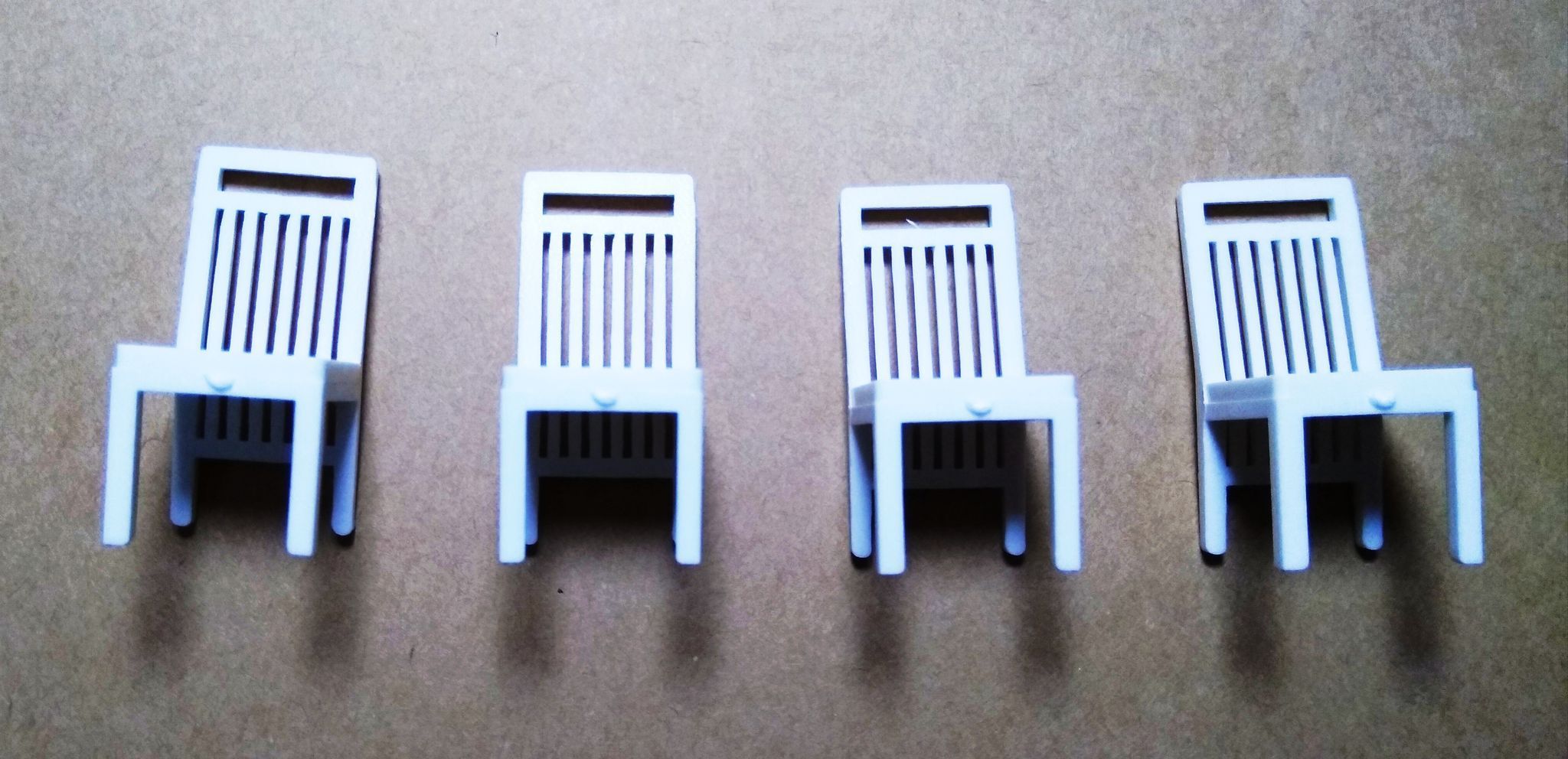 Miniature Chairs Set of 4 Pcs